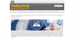 Desktop Screenshot of industrie-management.de