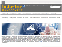 Tablet Screenshot of industrie-management.de